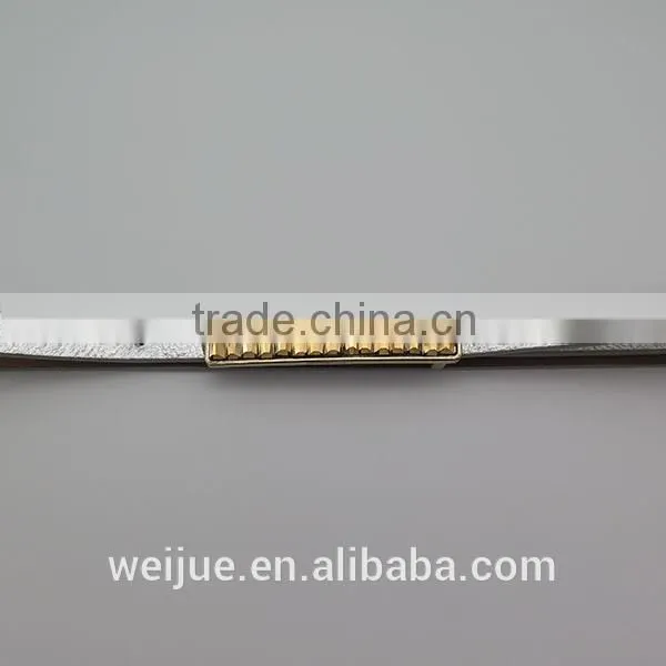 Factory Supply Girl Fashion Silver Skinny Belt photo-2