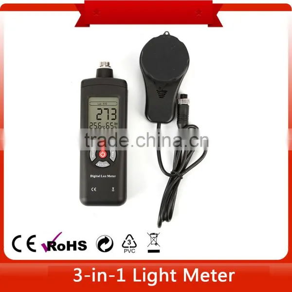 High Quality Temperature Humidity 0~200,000 Lux Meter LED TL-601 photo-5