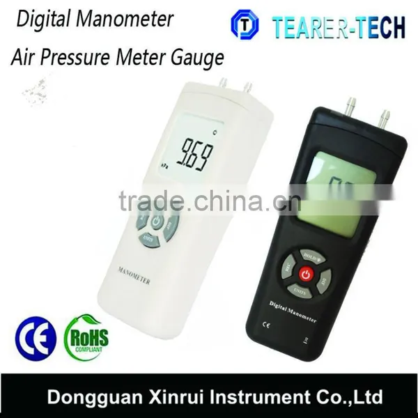 Professional Digital Air Pressure Meter / Manometer to Measure Gauge / Differential Pressure 13.79kPa / 2 Psi / 55.4 H2O photo-5