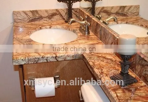 Prefab Granite Bathroom Countertop, Prefab Granite Bathroom Countertop, Double Sink Granite Vanity Tops