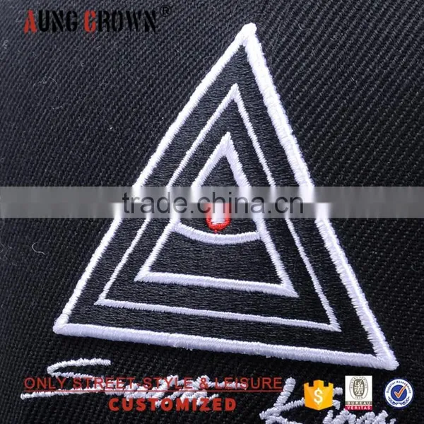 Fashion 6 Panels 3D Logo Custom Snap Back Hat photo-6