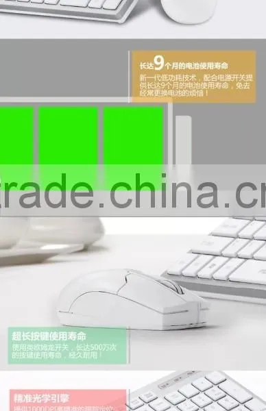 2016 Latest Popular and Stylish Keyboard 2.4G Wireless Keyboard and Mouse Combos photo-4