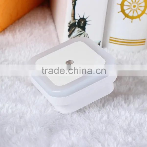 US EU AU Mini LED 0.5W Night Light Control Auto Sensor Baby Bedroom Lamp Square Four Color Led Light AC110-220V LED Night Light photo-2