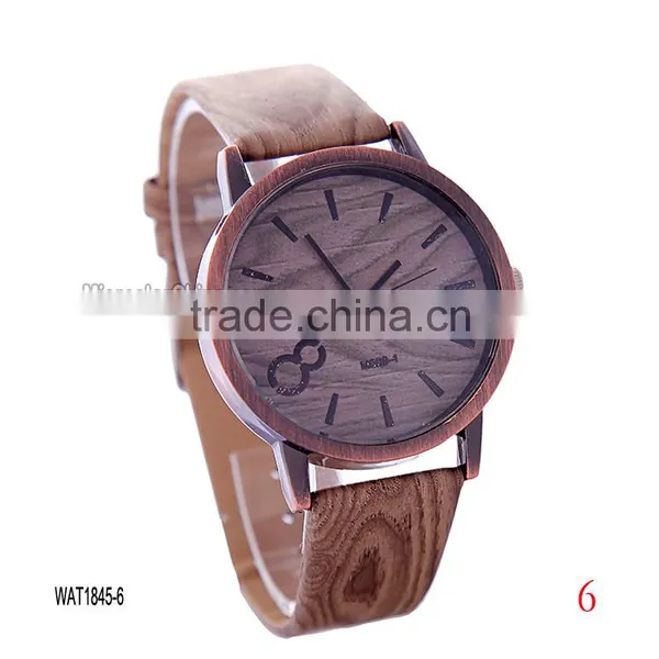 2016 New Eight Wood Color Cheap Wooden Watch photo-6