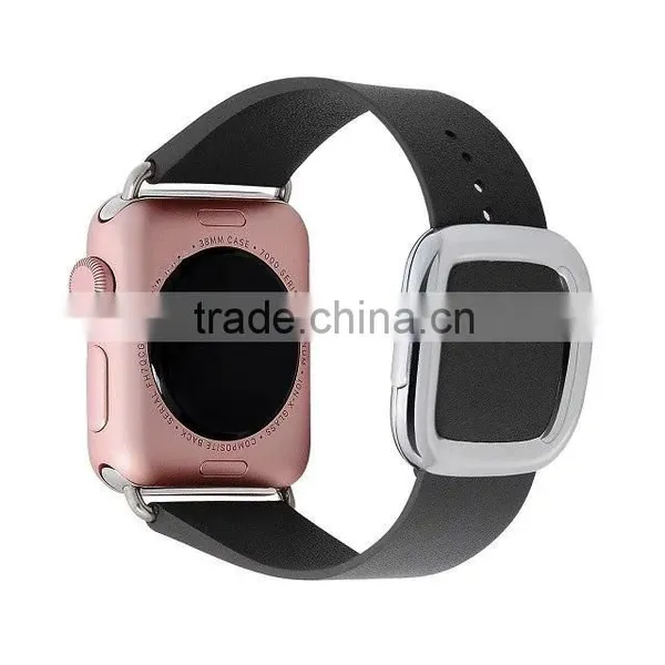 2016 New Hot Smart Watch Replacement Strap Leather Band Modern Buckle Watch Band For Apple Watch photo-3