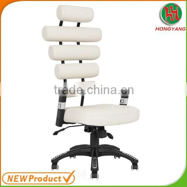 Adjustable Armrest Conference Computer Chair PU Leather Factory