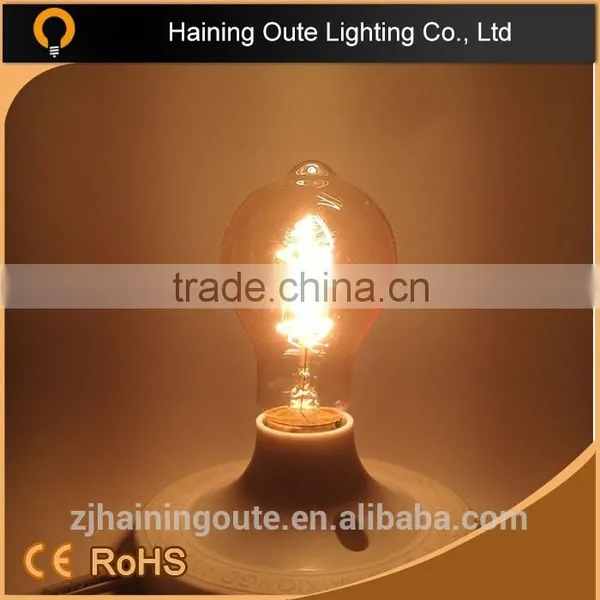 Retro Style Decorative Tungsten Filament Edison Bulbs, Vintage Edison Light Bulb E27 B22 Industrial Edison Lamp