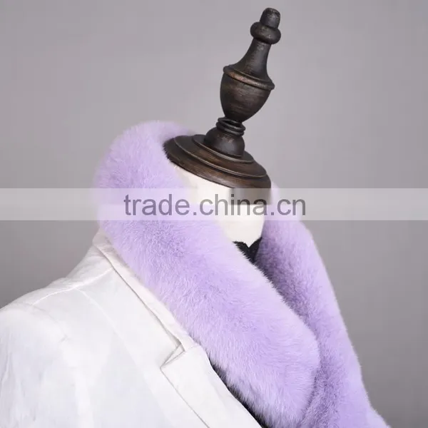 2016/2017 Mini Fur Scarf Women Small Size Scarf With Rex Rabbit Fur Fashion KZ160055 photo-2