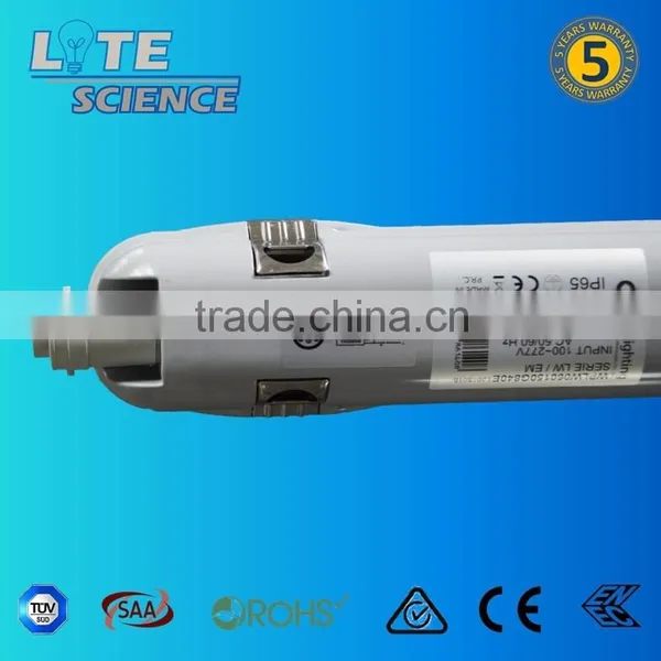 IP65 Microwave Sensor 50W 5ft 1.5m 1500cm Tri-proof Light Fixtrure With 5 Years Warranty photo-6