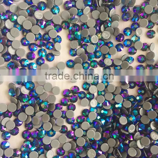 Euro Hotselling High Quality Strong Glue 5mm Emerald AB Scarf Hotfix Rhinestone photo-3