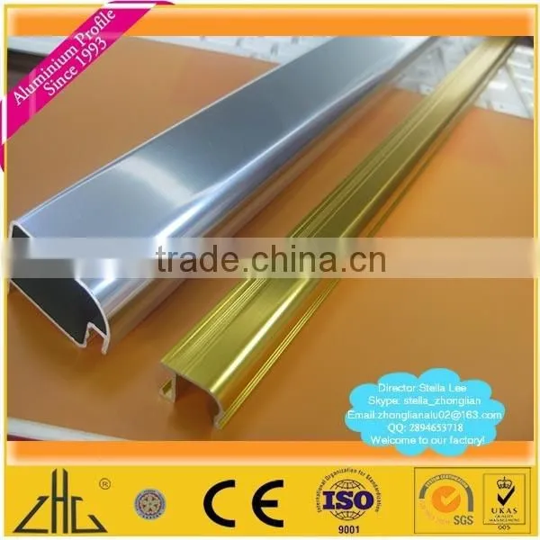 Wow!! Aluminum Stair Profile for Cinema Decoration /aluminium Stair Railing Profile Factory Foshan/ Aluminum Profile for Stepway photo-2