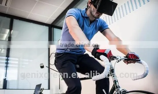 2016 New Sporting VR Bike Version 9D VR BOX Virtual Reality Product Cycles Fixed Gear Bike Steel Amusement Park Equipment photo-4