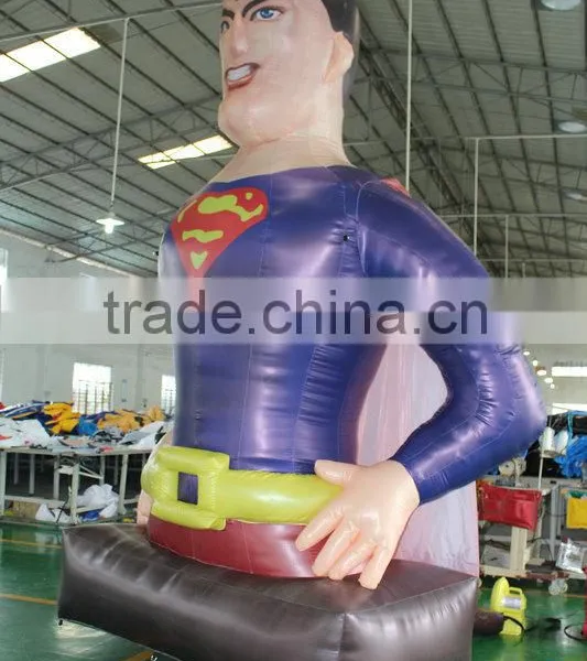 2015 Hot Sale Cheap Outdoor Inflatable Superman Advertising Cartoon Tube photo-5