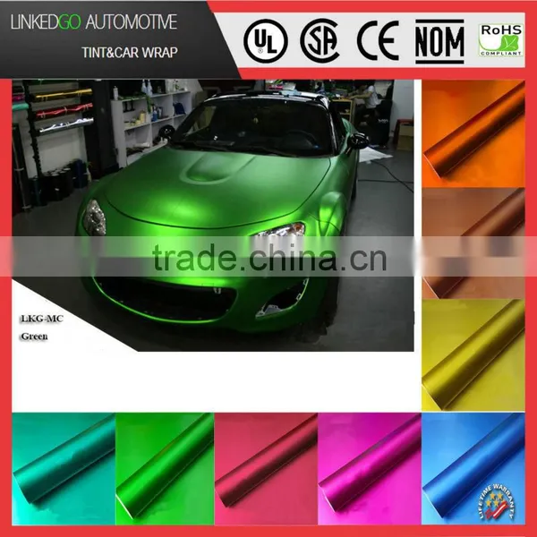 Custom Car Body Sticker 1.52*20m Vinyl Car Wrap With Air Bubble Channel Car Wrapping