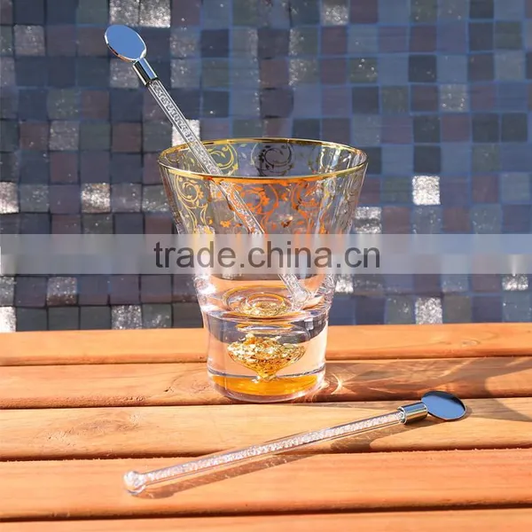 Very Useful Special Design Glass Cocktail Drink Stainless Steel Stirrer photo-4