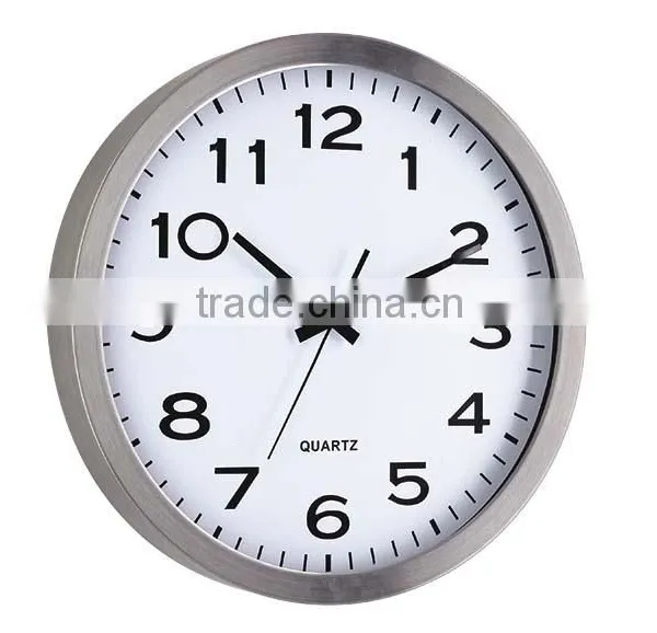 Wall Clock With Metal Frame,can be 16",18"24"