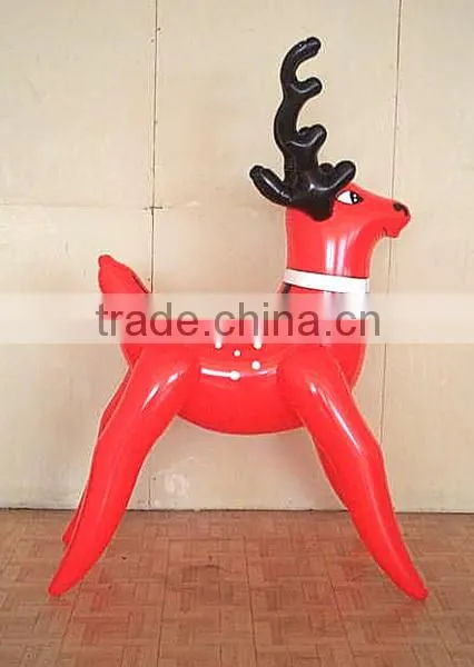 Wooden Cute Sika Deer,linden Wood photo-2