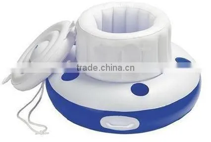 PVC Inflatable 4 Holes Can Holder Cushion