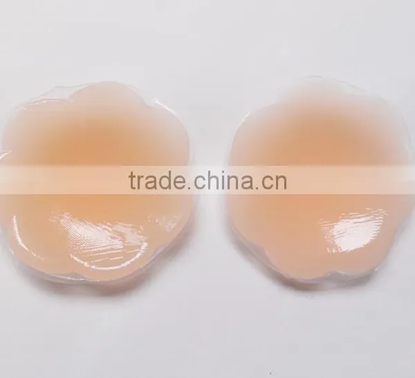 Junyan Hot Sale Adhesive Sexy Nude Silicone Nipple Cover Nipple Pasties photo-3