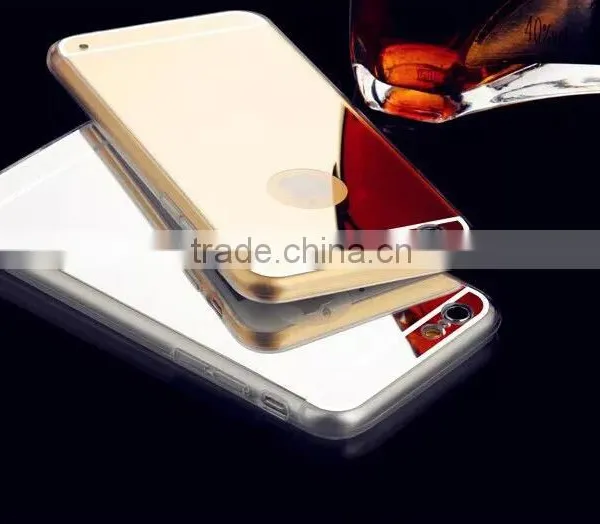 Luxury Ultra-thin TPU Mirror For IPhone 6 6s Mirror Case photo-6