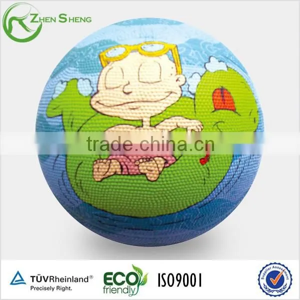 Zhensheng Made Promo Basketballs Made of Rubber photo-2