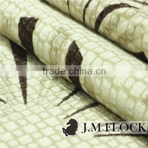 China Textile Manufacturer Factory Flocked Embroidery Sequin Fabric