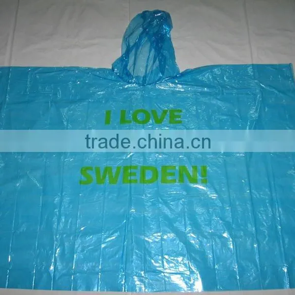 YunShang PE Disposable Waterproof Emergency White Poncho photo-3
