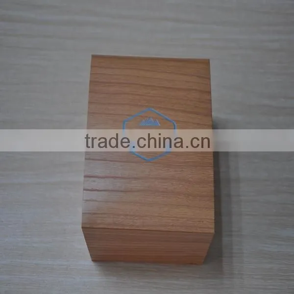 Customized Logo Finishing Wood Venner Wooden Watch Box photo-2