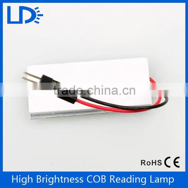 Wholesale COB Chip Reading Light 5050 Smd Car Interior Light Dome Adapter DC12V 36smd Auto Led Panel Room Light photo-3