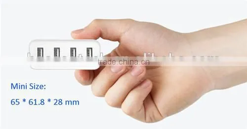 Original Xiaomi Usb Charger 7A 4 Port 35W Universal Travel Home Smart Waterproof Adapter Wall Portable US Norm photo-2