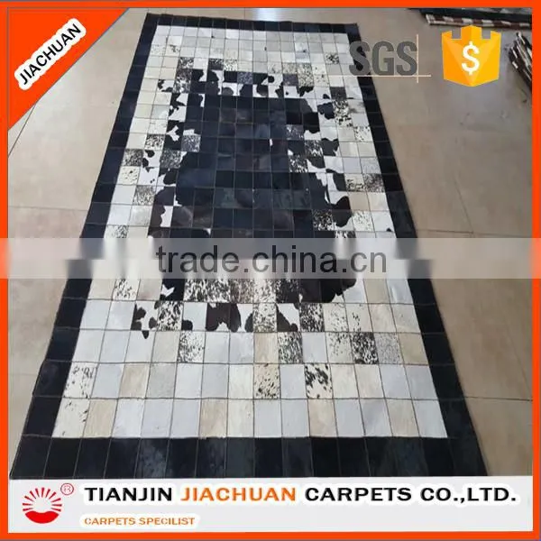 Area Patchwork Cowhide Rug for Living Room photo-6