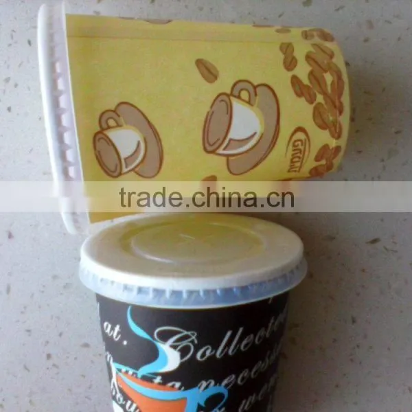 Beverage Use Single Wall Paper Cup With Lid photo-2