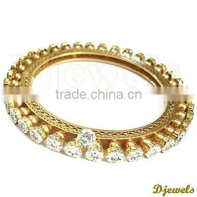 14K Gold Diamond Bracelets, Ladies Diamond Bracelets, Diamond Jewellery photo-3