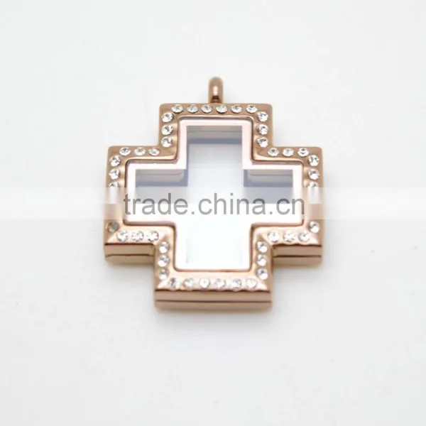 Best Selling Cross Floating Lockets for Sale photo-3