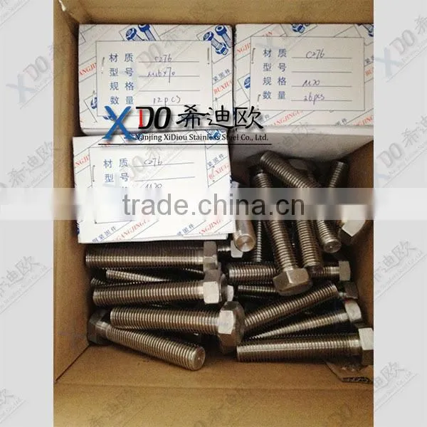 Alloy601/2.4851. Alloy625 / 2.4856. Alloy600 / 2.4816 Full Thread Stainless Steel Hex Bolt photo-4