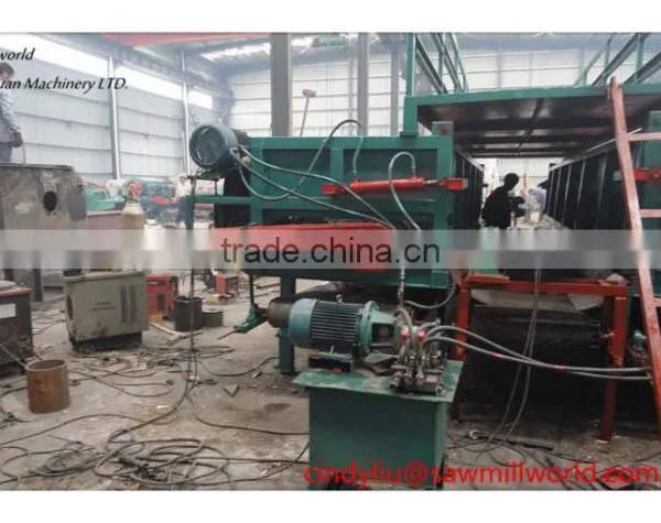 High Quality Double Roller Wood Peeling Machine photo-3