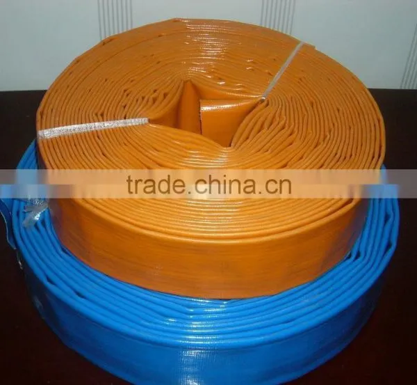 Blue Color Lay Flat Water Hose photo-5