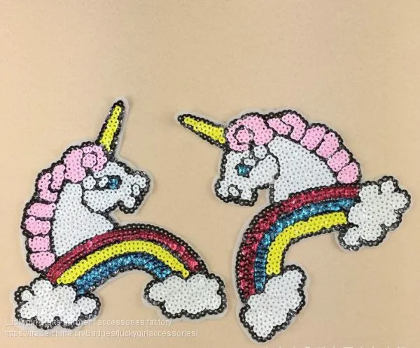 Factory Supply Fashion Bright 3mm Sequins Embroidery Design photo-2