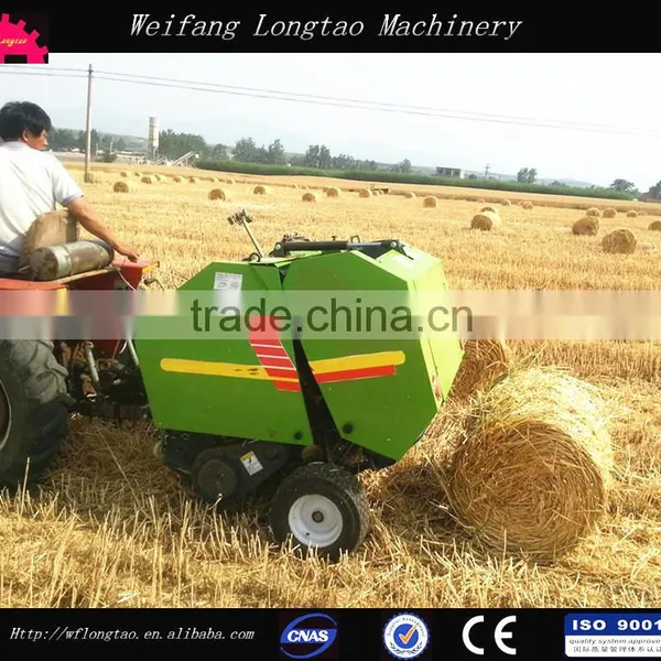 CE Approved Hay Grass Straw Silage Alfalfa Available Compress Baling Press Mini Round Hay Balers photo-2