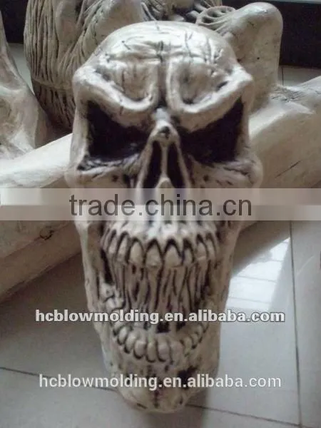 Customize Wholesale Halloween Life Live Human Plstic Skull Heads for Decoration photo-2