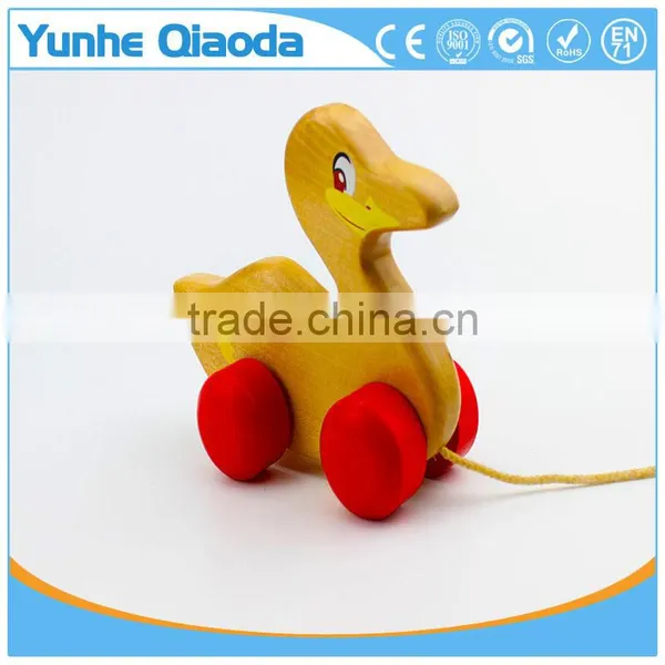 Pull Along Duck Baby Toy Classic Wooden Construction for Hours of Fun photo-6