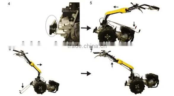 Professioanl Machine With Snow Thrower/sweeper/tiller Function photo-4