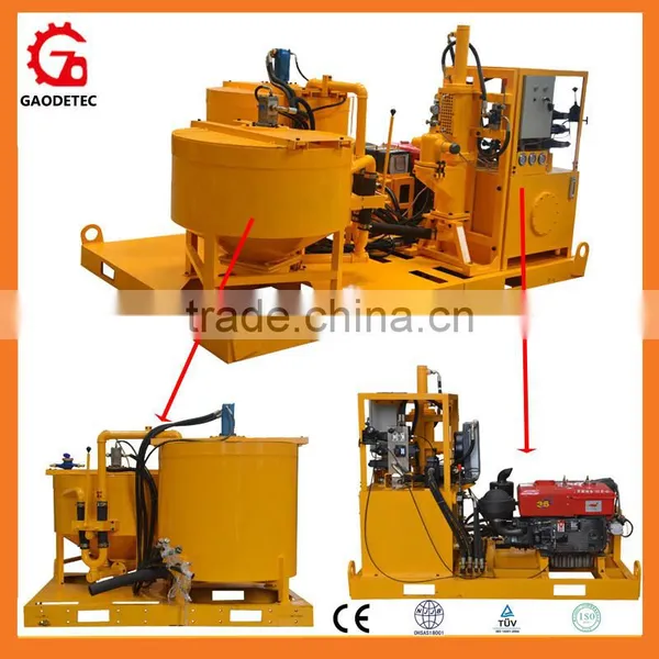 GGP400/700/100 Full Hydraulic Drive Dam Foundations Bentonite Grout Plant photo-6