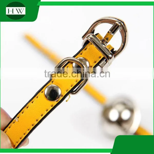 Adjustable PU Leather Buckle Nylon Dog Collar With Free Sample photo-3