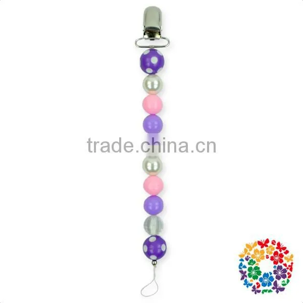 China Manufacturer Wholesale Safe Silicone Baby Soother Chain Holder Pacifier Holder Clip photo-5