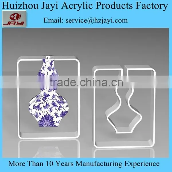 China Manufacturer Wholesale Clear Plexiglass Tall Flower Vase photo-2