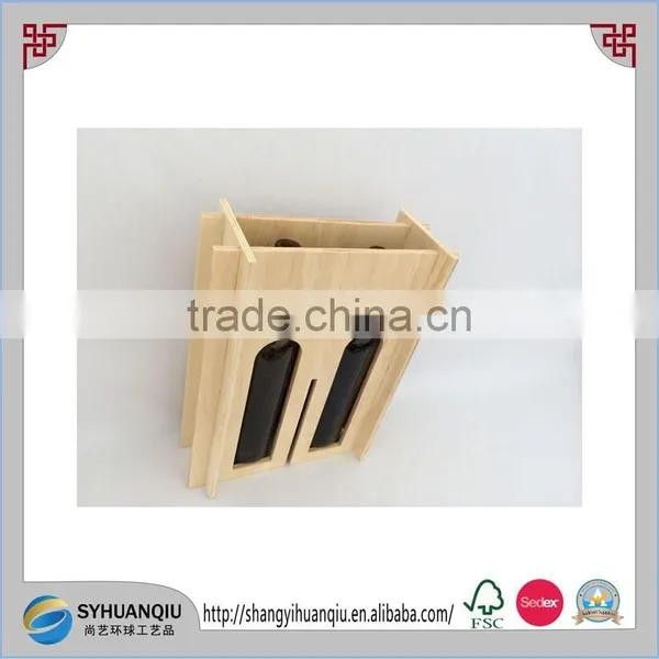 New Design Milti Functional DIY Fancy Wooden Portable Wine Box Case-cn photo-6