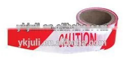 safety caution tape for roadway