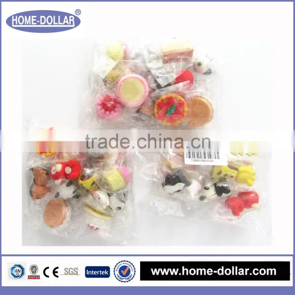 Wholesale Custom Design Different Cute Mini Logo Printed Animal Rubber Eraser photo-4