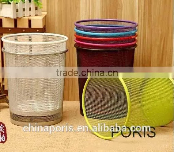 2016 Good Quality and Competitive Price Mesh Trashcan With Different Colors photo-2